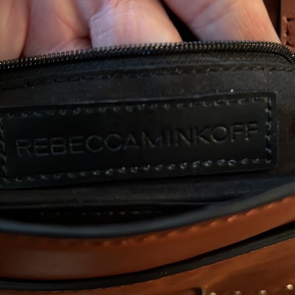 𝅺rebecca Minkoff Midnighter Top Handle Feed Crossbody bag in Brick - Picture 6 of 16